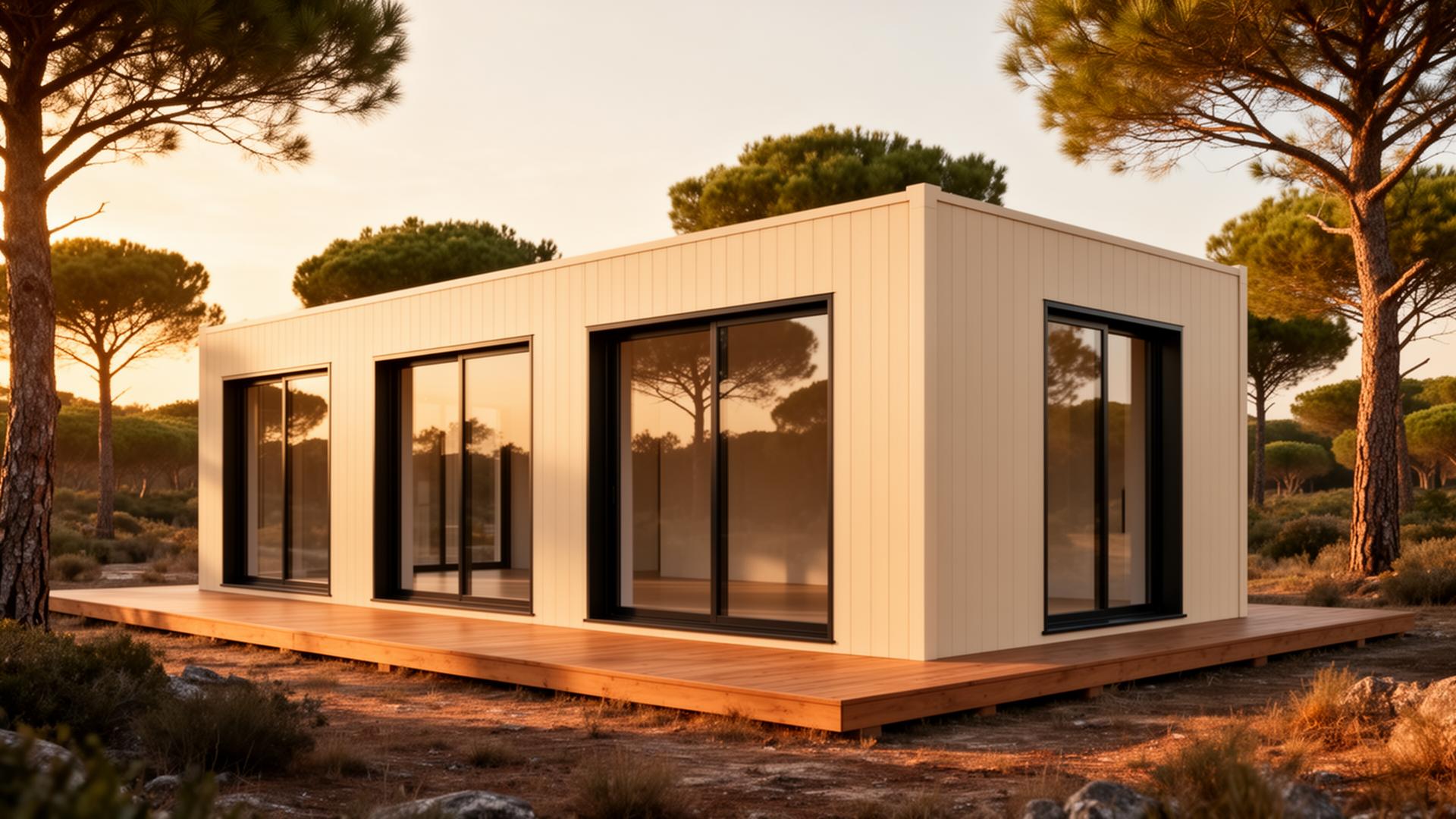 Casa modular LaurentHouse en entorno natural mediterráneo
